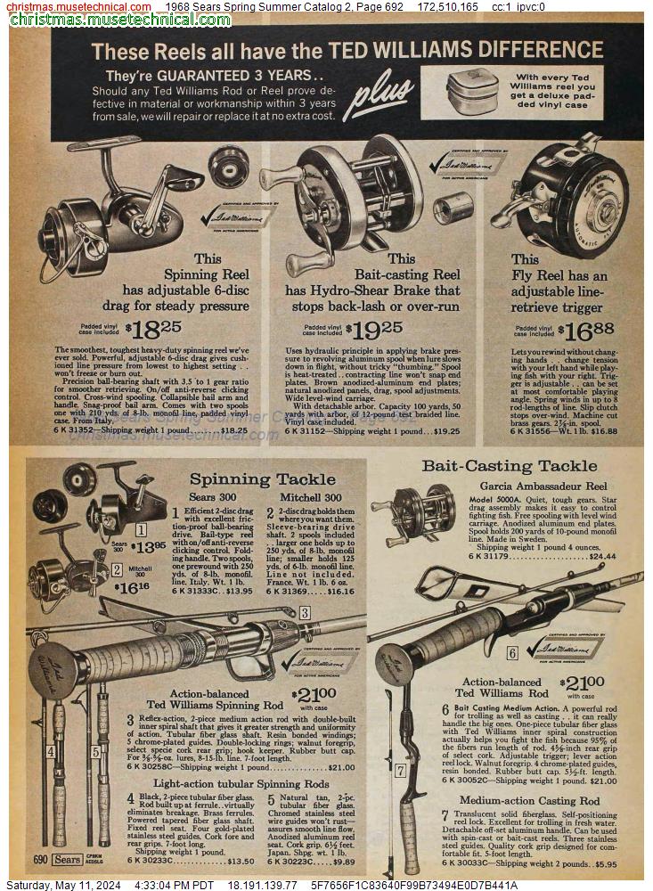 1968 Sears Spring Summer Catalog 2, Page 692