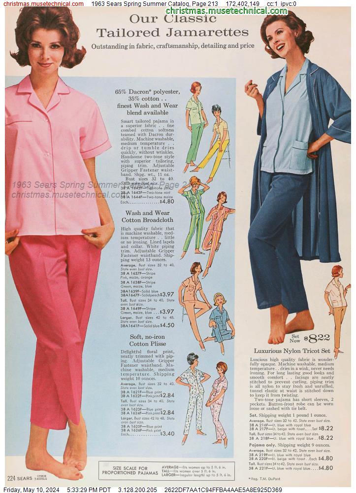 1963 Sears Spring Summer Catalog, Page 213