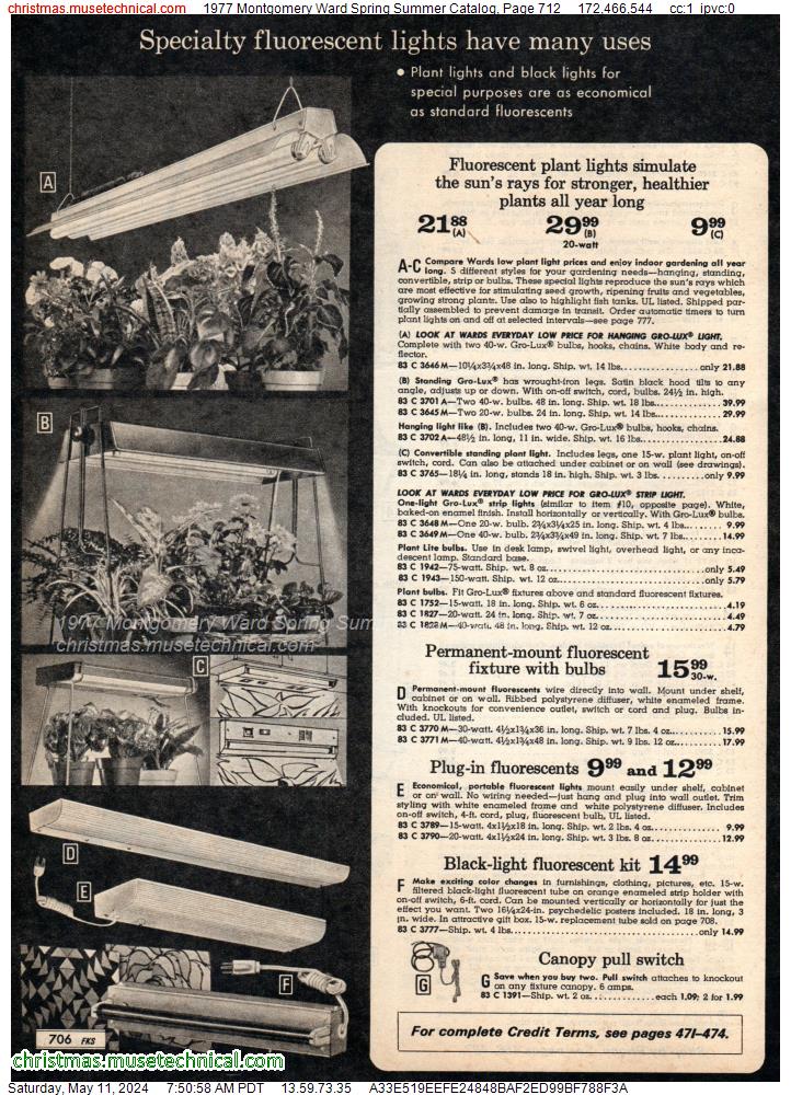 1977 Montgomery Ward Spring Summer Catalog, Page 712