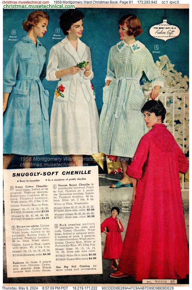 1958 Montgomery Ward Christmas Book, Page 81