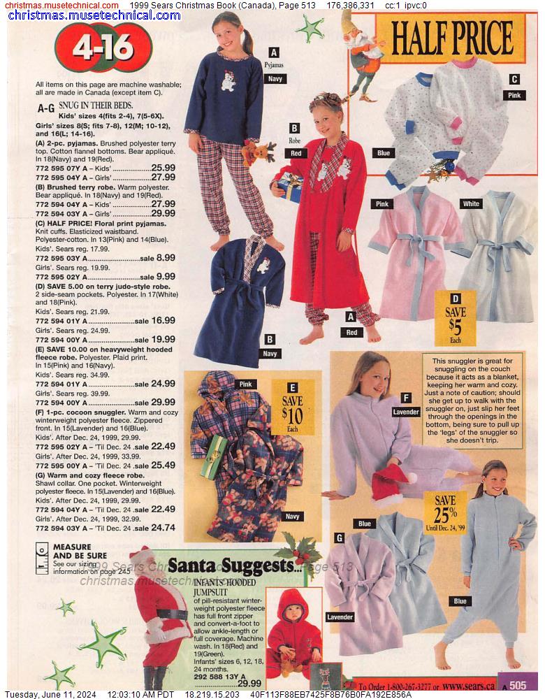 1999 Sears Christmas Book (Canada), Page 513