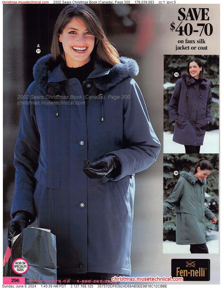 2002 Sears Christmas Book (Canada), Page 300
