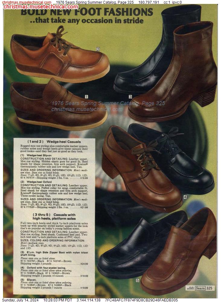 1976 Sears Spring Summer Catalog, Page 325