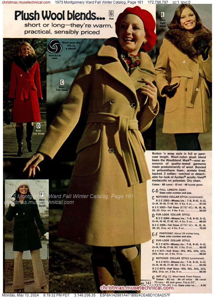 1975 Montgomery Ward Fall Winter Catalog, Page 161