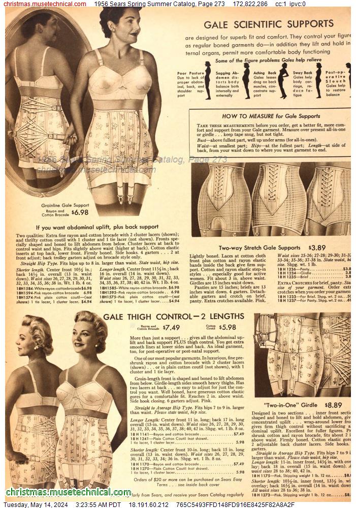 1956 Sears Spring Summer Catalog, Page 273