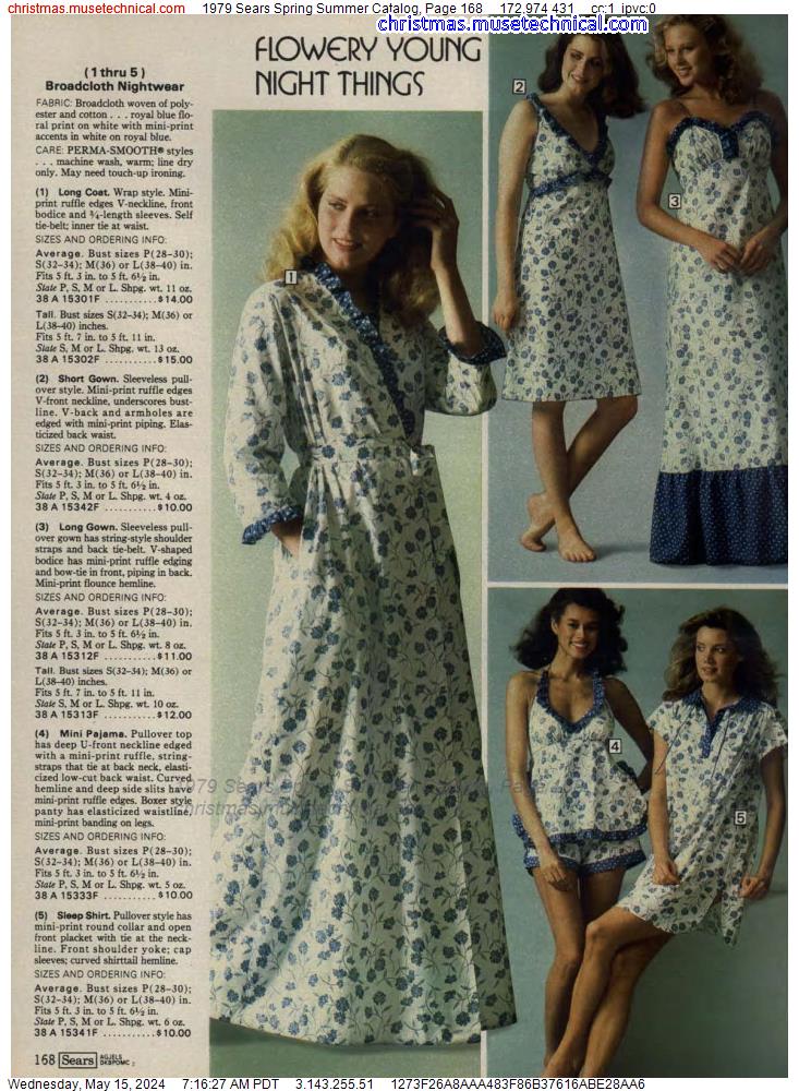 1979 Sears Spring Summer Catalog, Page 168