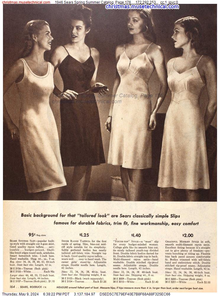 1946 Sears Spring Summer Catalog, Page 176