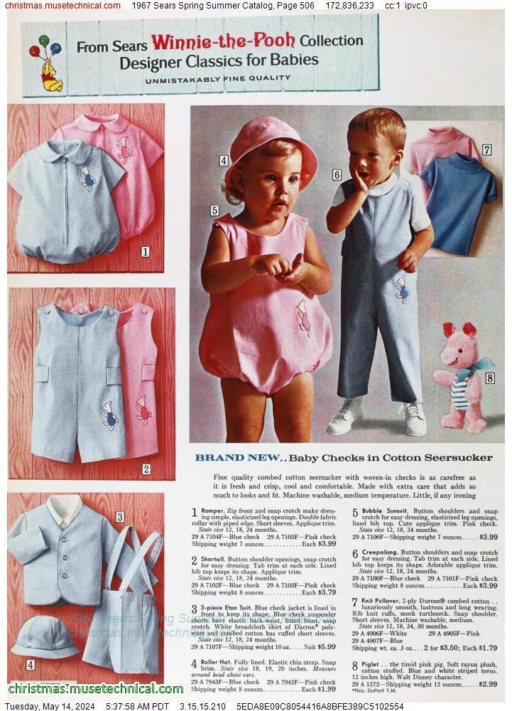 1967 Sears Spring Summer Catalog, Page 506
