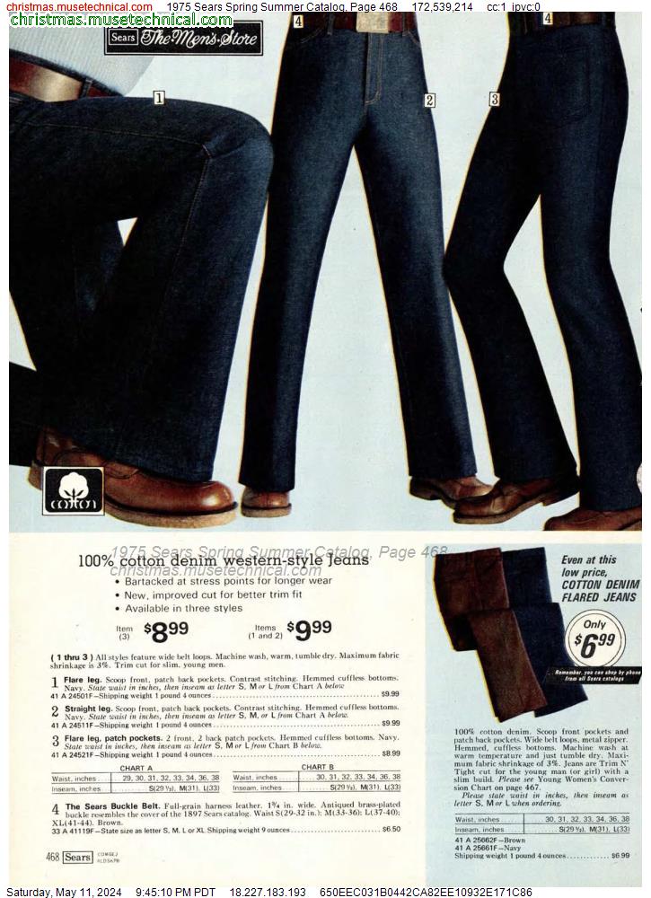 1975 Sears Spring Summer Catalog, Page 468
