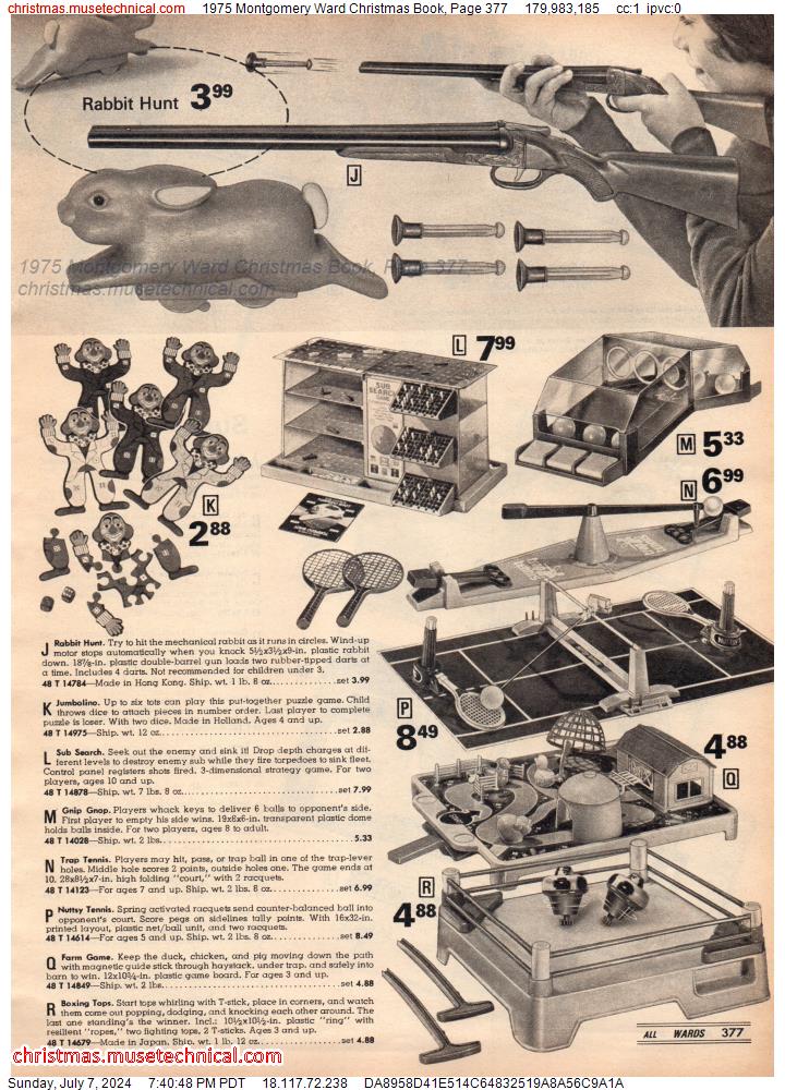 1975 Montgomery Ward Christmas Book, Page 377
