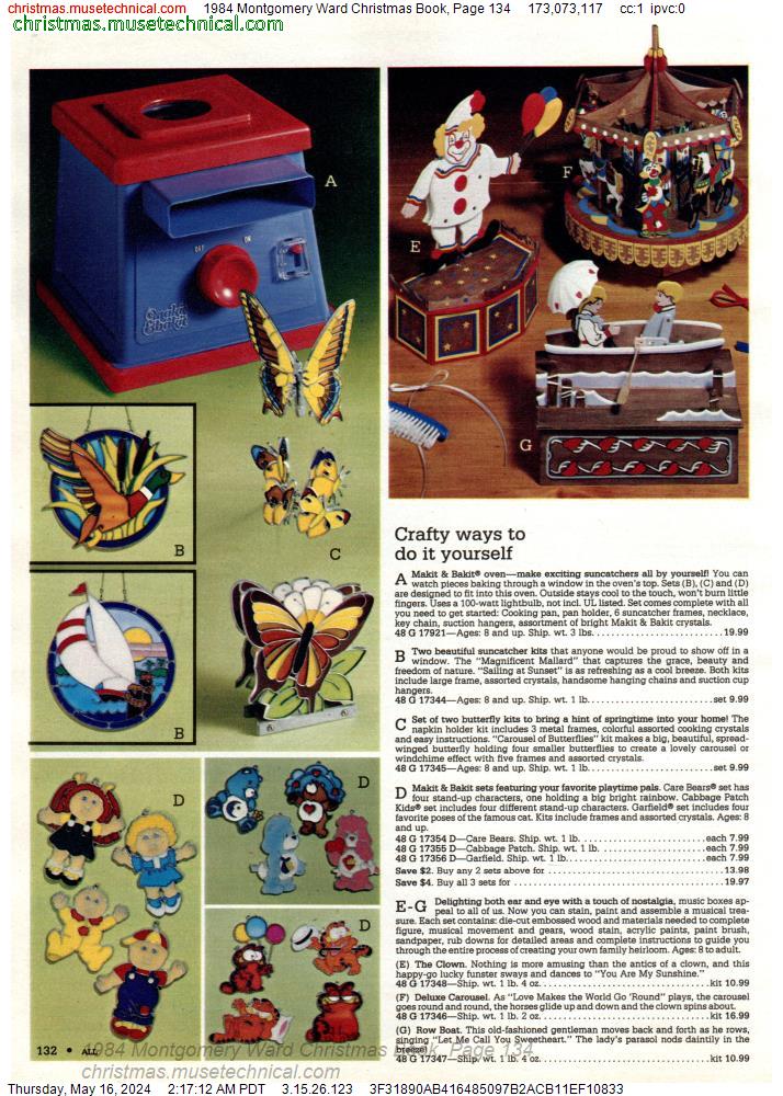 1984 Montgomery Ward Christmas Book, Page 134