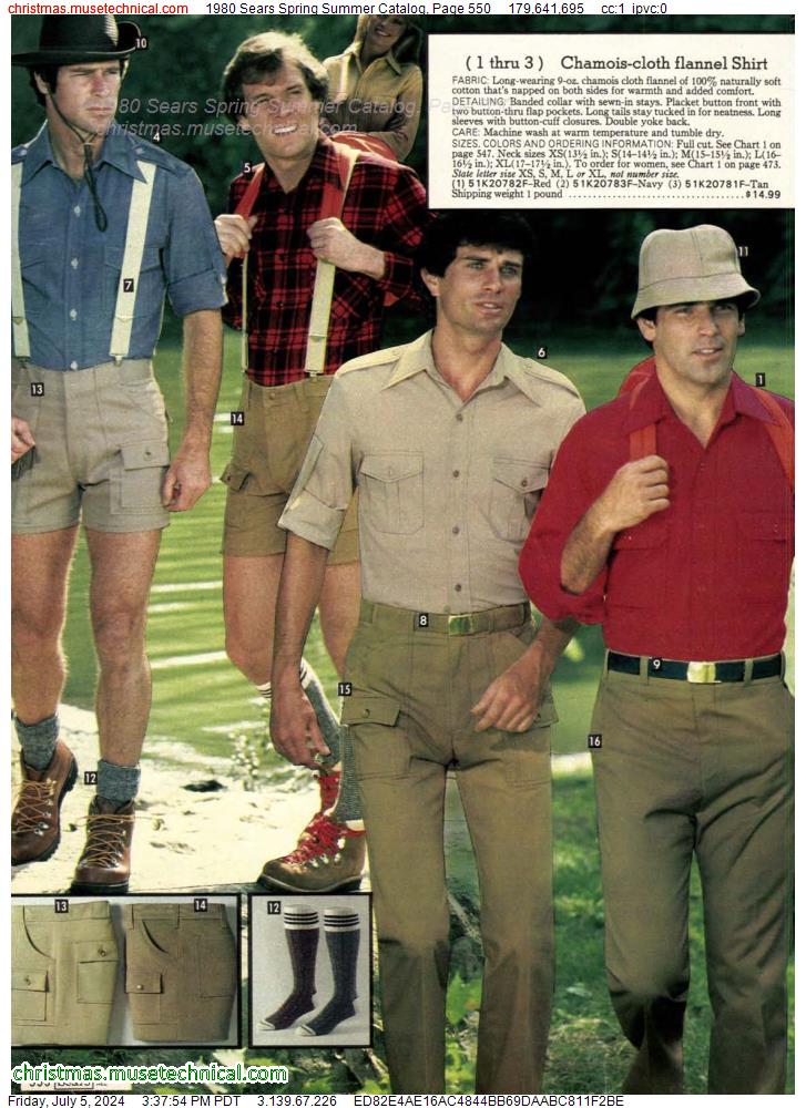 1980 Sears Spring Summer Catalog, Page 550