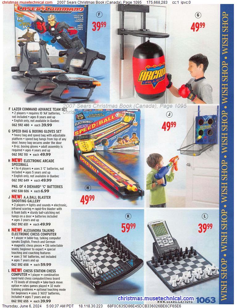 2007 Sears Christmas Book (Canada), Page 1095