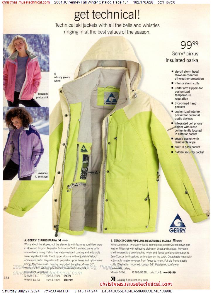 2004 JCPenney Fall Winter Catalog, Page 134