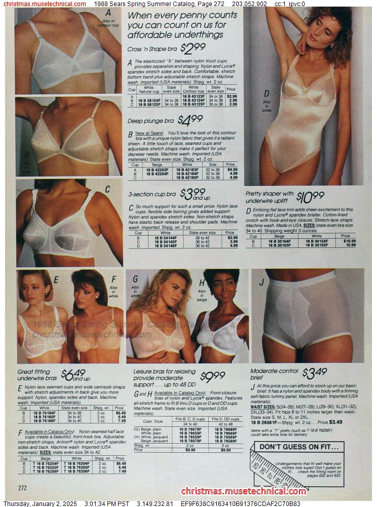 1988 Sears Spring Summer Catalog, Page 272