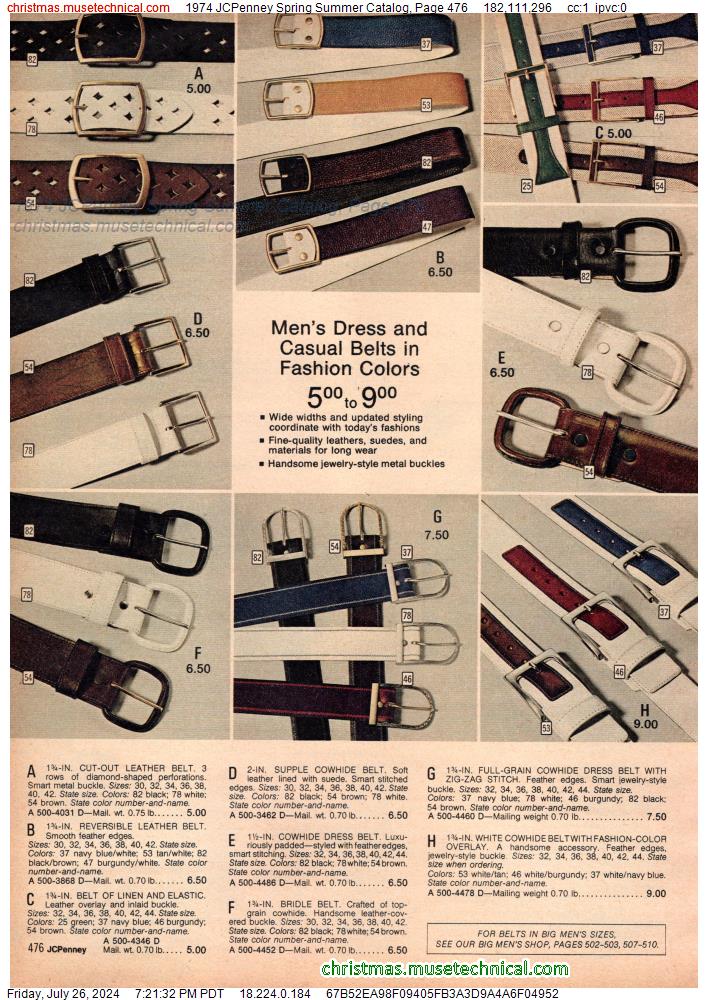 1974 JCPenney Spring Summer Catalog, Page 476