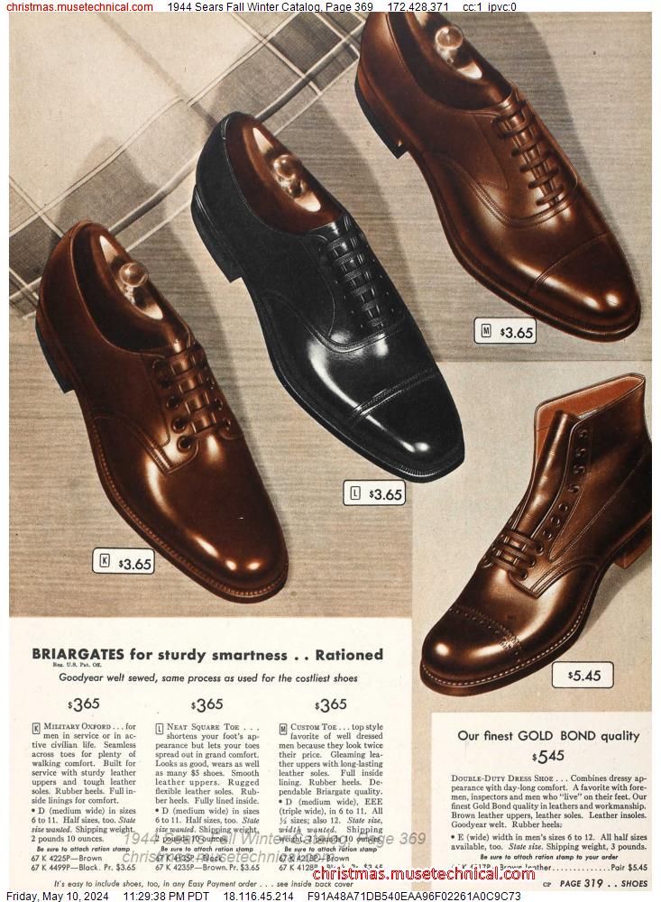 1944 Sears Fall Winter Catalog, Page 369