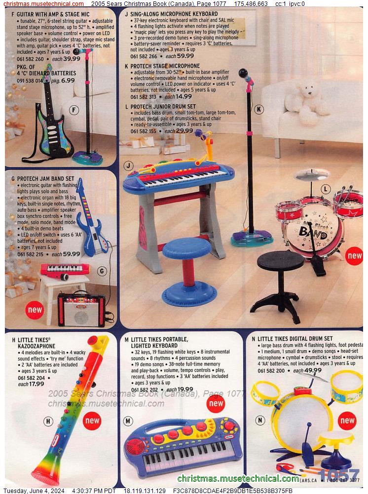 2005 Sears Christmas Book (Canada), Page 1077
