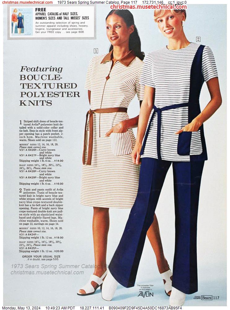 1973 Sears Spring Summer Catalog, Page 117