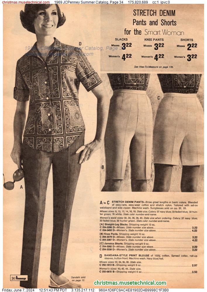 1969 JCPenney Summer Catalog, Page 34