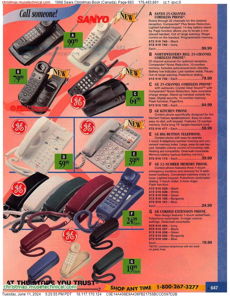 1998 Sears Christmas Book (Canada), Page 683