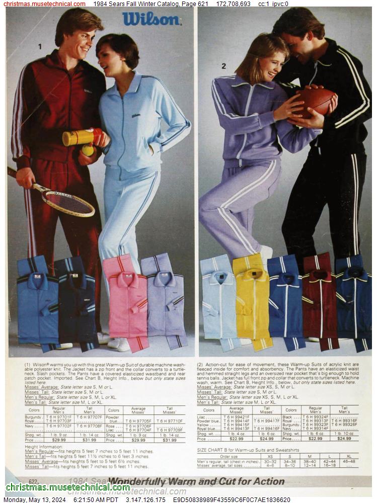 1984 Sears Fall Winter Catalog, Page 621