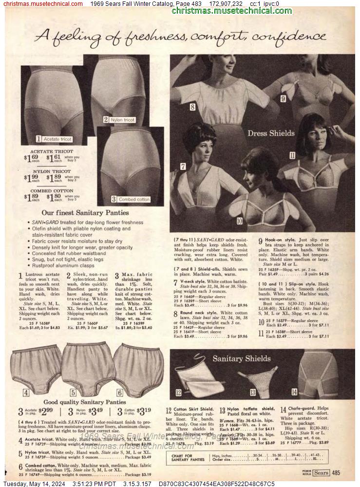 1969 Sears Fall Winter Catalog, Page 483