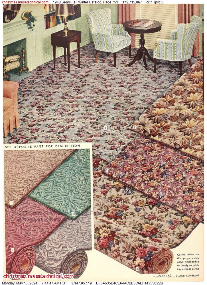 1948 Sears Fall Winter Catalog, Page 751