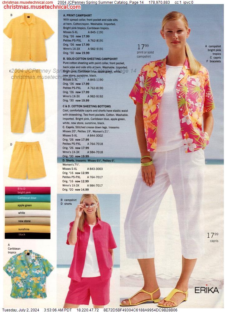 2004 JCPenney Spring Summer Catalog, Page 14