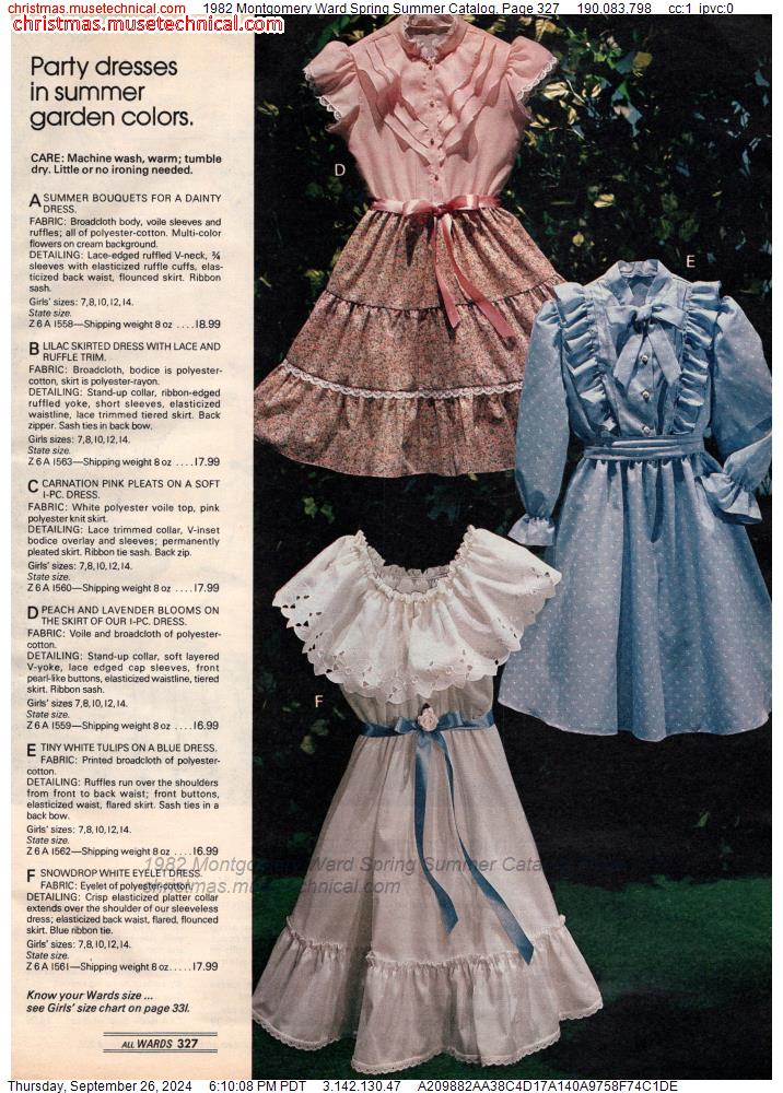 1982 Montgomery Ward Spring Summer Catalog, Page 327