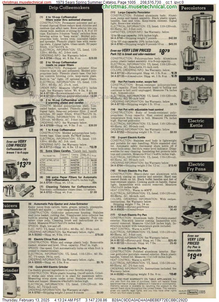 1979 Sears Spring Summer Catalog, Page 1005