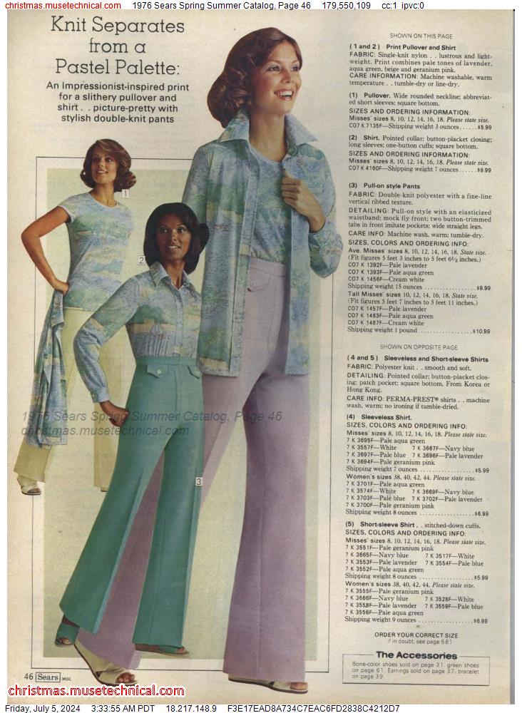 1976 Sears Spring Summer Catalog, Page 46