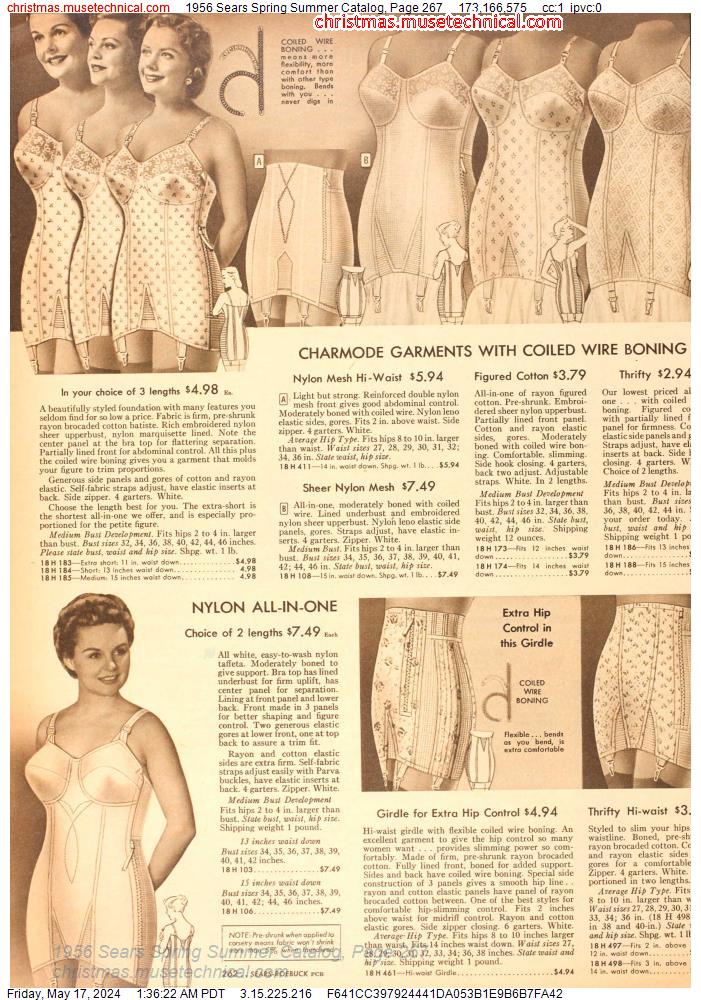 1956 Sears Spring Summer Catalog, Page 267