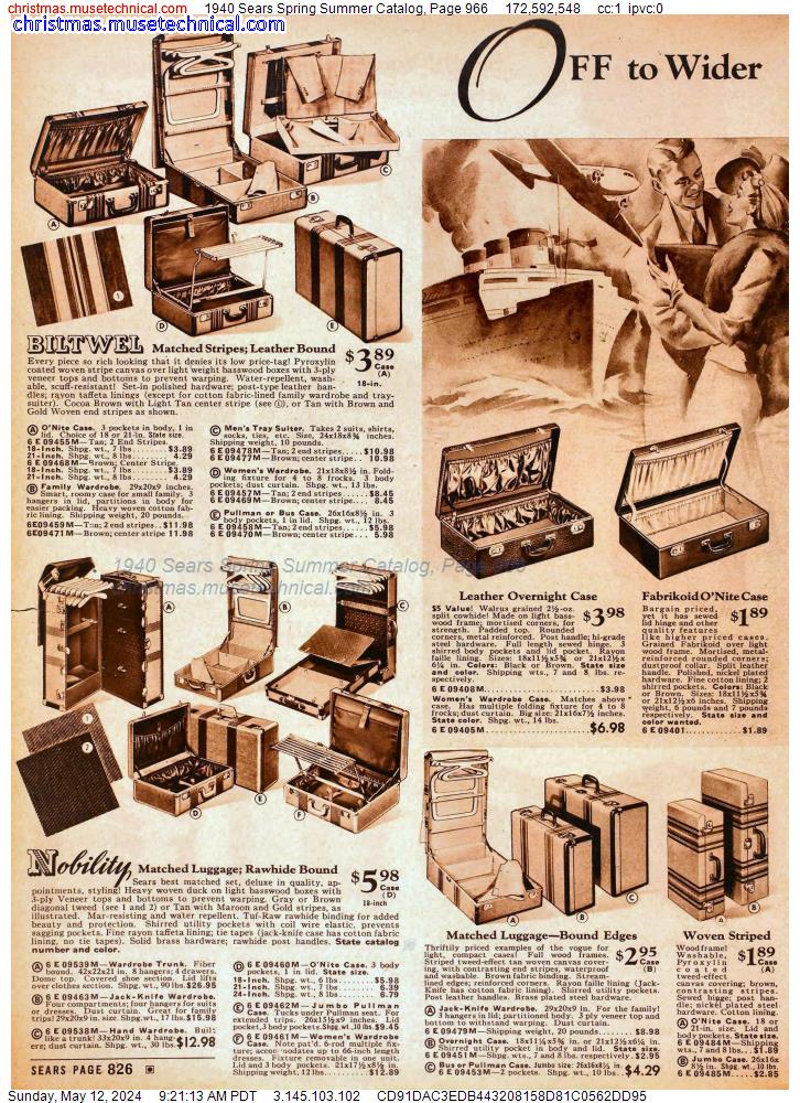 1940 Sears Spring Summer Catalog, Page 966