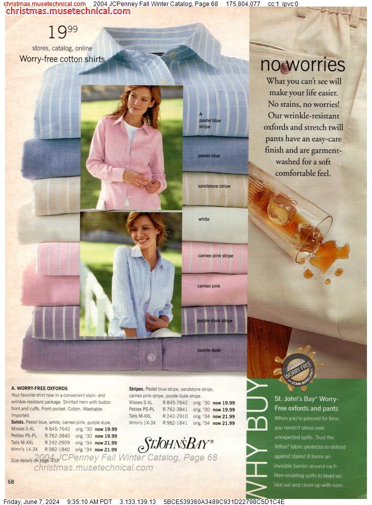 2004 JCPenney Fall Winter Catalog, Page 68