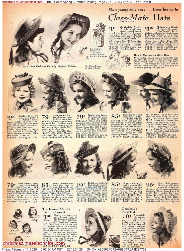 1940 Sears Spring Summer Catalog, Page 227