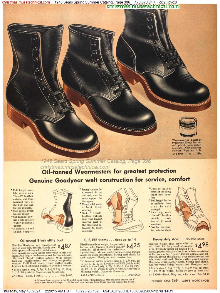 1946 Sears Spring Summer Catalog, Page 396