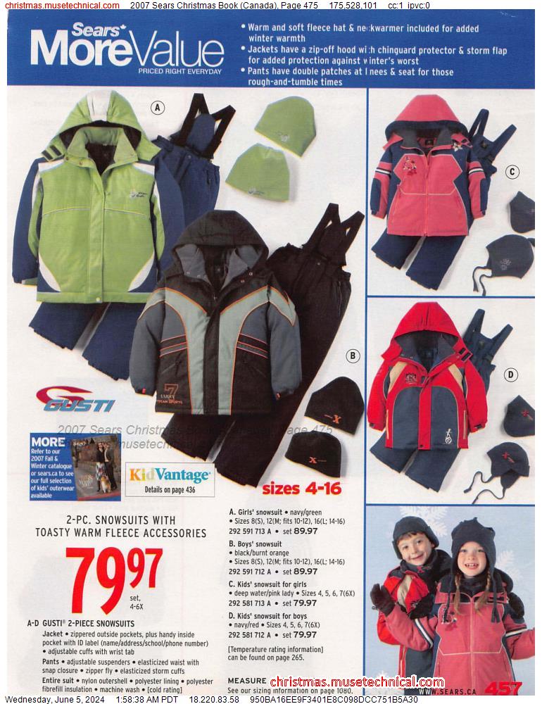 2007 Sears Christmas Book (Canada), Page 475