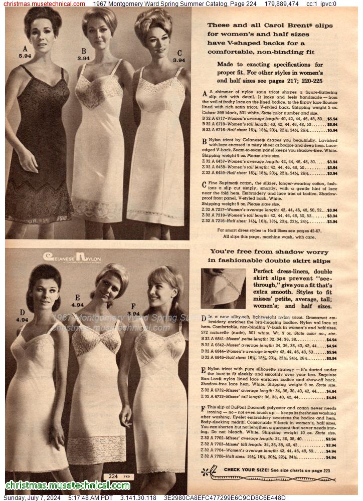 1967 Montgomery Ward Spring Summer Catalog, Page 224