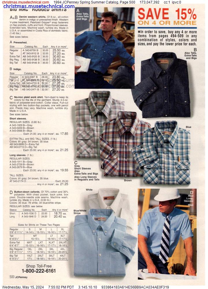 1994 JCPenney Spring Summer Catalog, Page 500