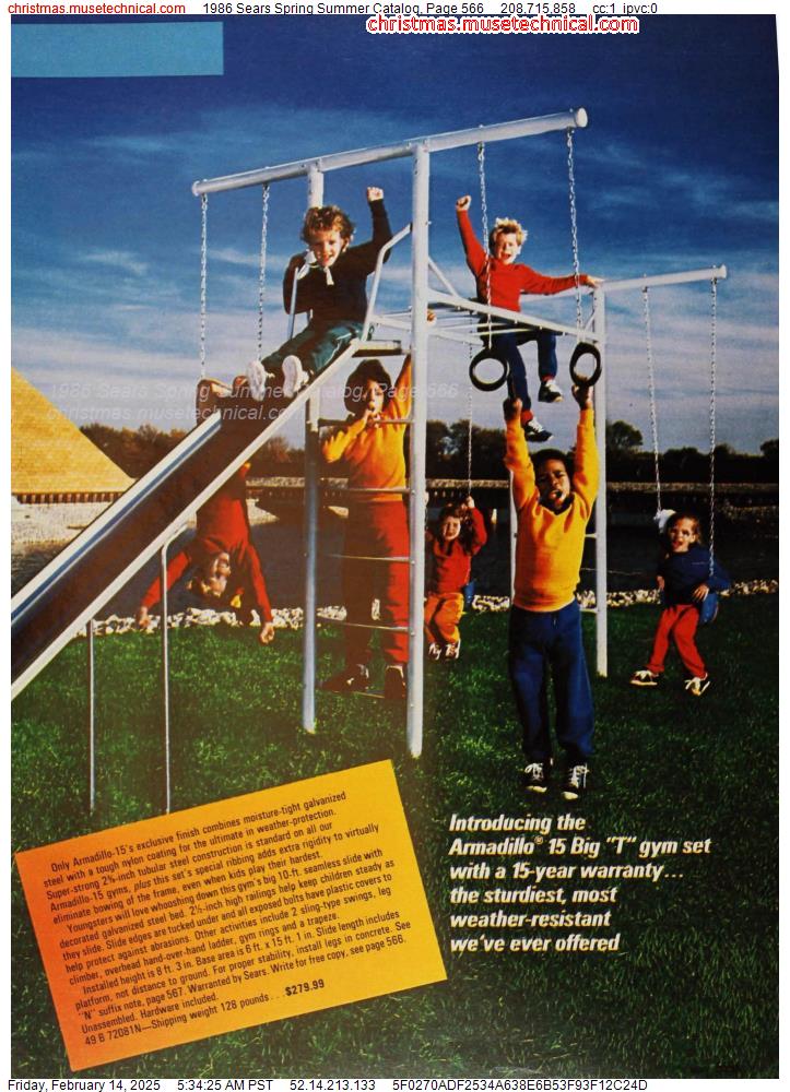 1986 Sears Spring Summer Catalog, Page 566