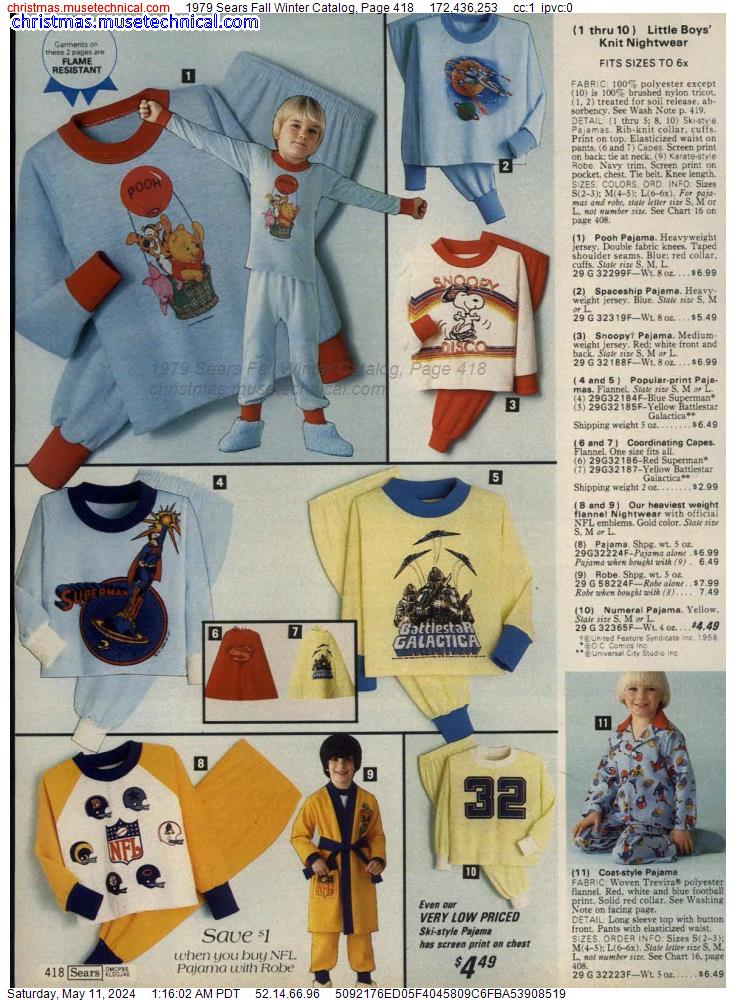 1979 Sears Fall Winter Catalog, Page 418