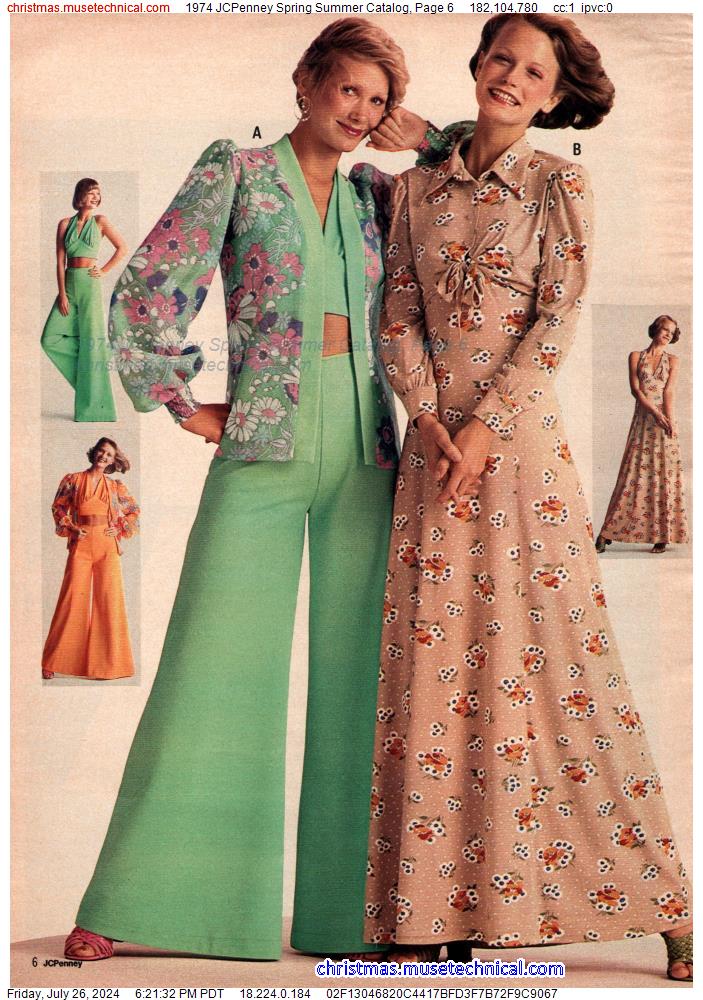 1974 JCPenney Spring Summer Catalog, Page 6