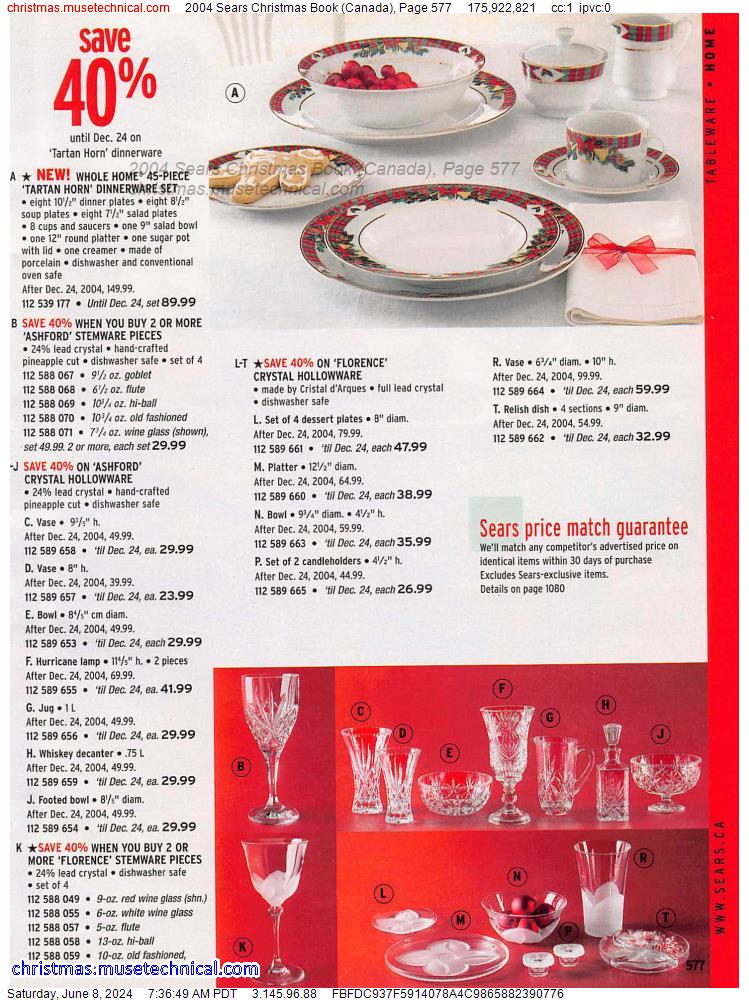2004 Sears Christmas Book (Canada), Page 577