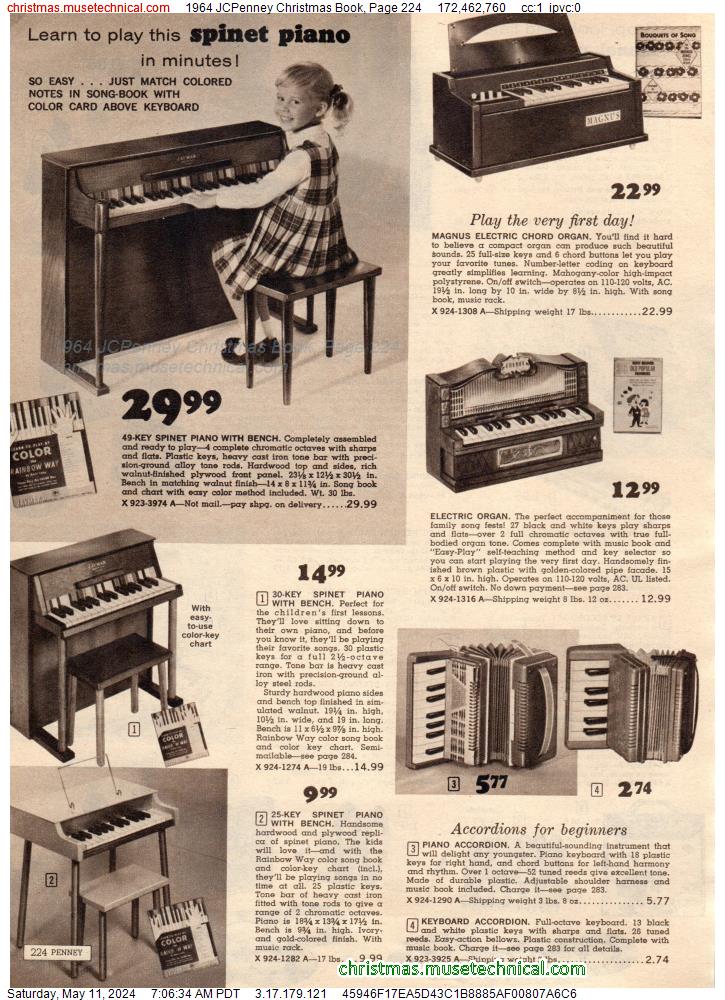 1964 JCPenney Christmas Book, Page 224