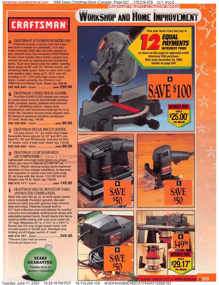 1999 Sears Christmas Book (Canada), Page 527