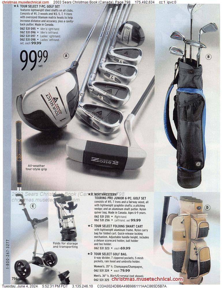 2003 Sears Christmas Book (Canada), Page 798