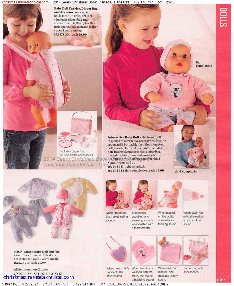 2014 Sears Christmas Book (Canada), Page 611
