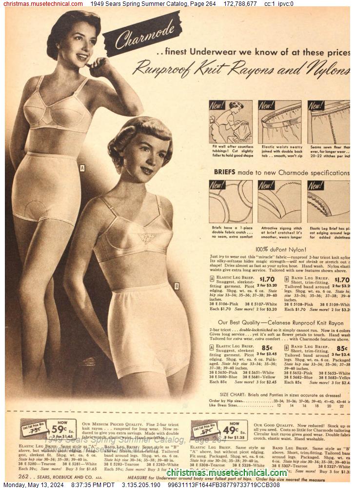 1949 Sears Spring Summer Catalog, Page 264