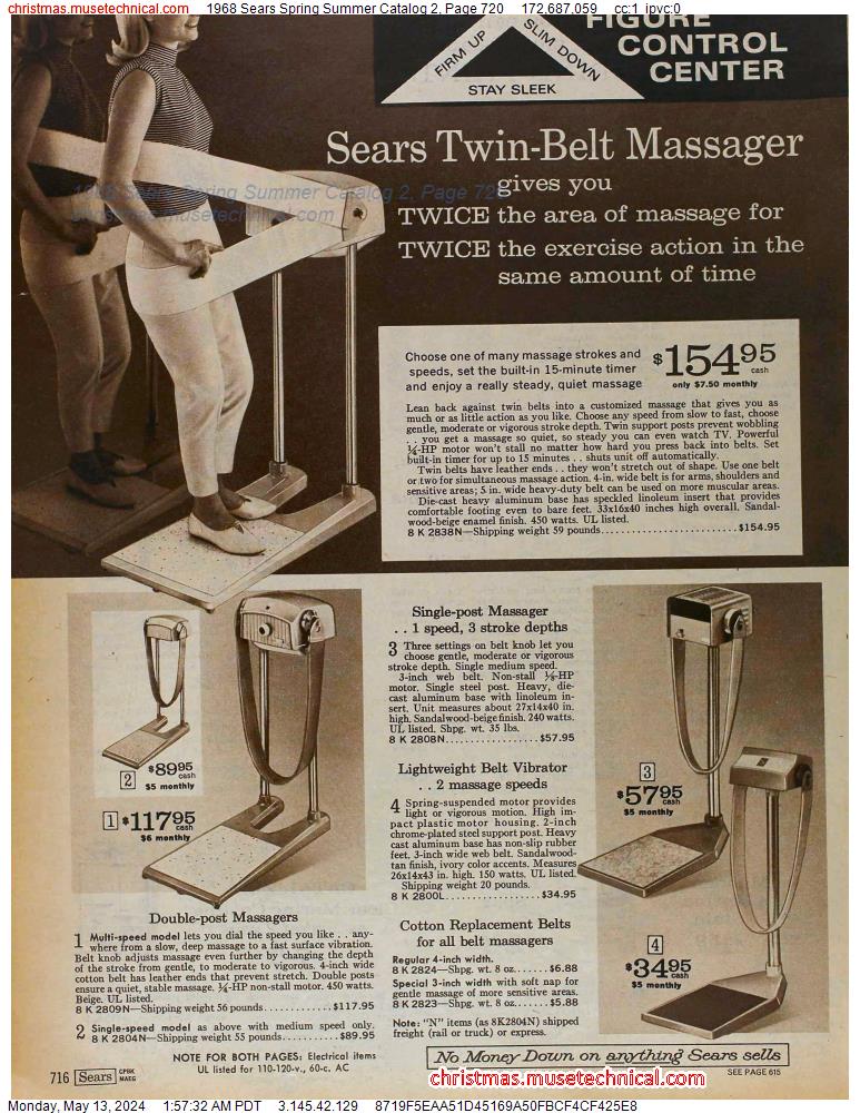1968 Sears Spring Summer Catalog 2, Page 720